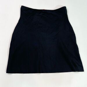 Spanx Skirt Womens XL Black Smart Grip Half Slip Nylon Spandex  Shaping Skirt